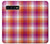 W3941 LGBT Lesbian Pride Flag Plaid Hard Case and Leather Flip Case For Samsung Galaxy S10