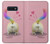 W3923 Cat Bottom Rainbow Tail Hard Case and Leather Flip Case For Samsung Galaxy S10e