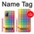 W3942 LGBTQ Rainbow Plaid Tartan Hard Case and Leather Flip Case For Samsung Galaxy Note 20