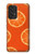 W3946 Seamless Orange Pattern Hard Case and Leather Flip Case For Samsung Galaxy A53 5G