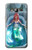 W3911 Cute Little Mermaid Aqua Spa Hard Case and Leather Flip Case For Samsung Galaxy J3 (2016)