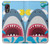 W3947 Shark Helicopter Cartoon Hard Case and Leather Flip Case For Samsung Galaxy Xcover 5