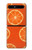 W3946 Seamless Orange Pattern Hard Case For Samsung Galaxy Z Flip 5G