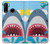 W3947 Shark Helicopter Cartoon Hard Case and Leather Flip Case For Huawei P30 lite