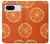 W3946 Seamless Orange Pattern Hard Case and Leather Flip Case For Google Pixel 8