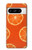 W3946 Seamless Orange Pattern Hard Case and Leather Flip Case For Google Pixel 8 pro