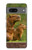 W3917 Capybara Family Giant Guinea Pig Hard Case and Leather Flip Case For Google Pixel 7