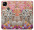 W3916 Alpaca Family Baby Alpaca Hard Case and Leather Flip Case For Google Pixel 4a