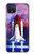 W3913 Colorful Nebula Space Shuttle Hard Case and Leather Flip Case For Google Pixel 4