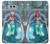 W3911 Cute Little Mermaid Aqua Spa Hard Case and Leather Flip Case For LG V20