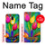 W3926 Colorful Tulip Oil Painting Hard Case and Leather Flip Case For LG G7 ThinQ