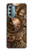 W3927 Compass Clock Gage Steampunk Hard Case and Leather Flip Case For Motorola Moto G Stylus 5G (2022)