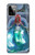 W3912 Cute Little Mermaid Aqua Spa Hard Case and Leather Flip Case For Motorola Moto G Power (2023) 5G