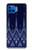 W3950 Textile Thai Blue Pattern Hard Case and Leather Flip Case For Motorola Moto G 5G Plus
