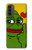 W3945 Pepe Love Middle Finger Hard Case and Leather Flip Case For Motorola Moto G52, G82 5G