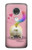 W3923 Cat Bottom Rainbow Tail Hard Case and Leather Flip Case For Motorola Moto G7, Moto G7 Plus