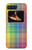 W3942 LGBTQ Rainbow Plaid Tartan Hard Case For Motorola Moto Razr 2022