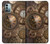 W3927 Compass Clock Gage Steampunk Hard Case and Leather Flip Case For Nokia G11, G21