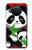 W3929 Cute Panda Eating Bamboo Hard Case and Leather Flip Case For Nokia X10