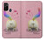 W3923 Cat Bottom Rainbow Tail Hard Case and Leather Flip Case For OnePlus Nord N10 5G