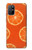 W3946 Seamless Orange Pattern Hard Case and Leather Flip Case For OnePlus 8T