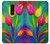 W3926 Colorful Tulip Oil Painting Hard Case and Leather Flip Case For OnePlus 6