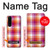 W3941 LGBT Lesbian Pride Flag Plaid Hard Case and Leather Flip Case For Sony Xperia 5 III