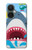 W3947 Shark Helicopter Cartoon Hard Case and Leather Flip Case For OnePlus Nord CE 3 Lite, Nord N30 5G