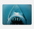 W0830 White Shark Hard Case Cover For MacBook Air 15″ (2023,2024) - A2941, A3114