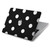 W2299 Black Polka Dots Hard Case Cover For MacBook Air 15″ (2023,2024) - A2941, A3114