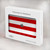 W2364 Red and White Striped Hard Case Cover For MacBook Air 15″ (2023,2024) - A2941, A3114