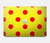 W3526 Red Spot Polka Dot Hard Case Cover For MacBook Air 15″ (2023,2024) - A2941, A3114