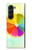 W3493 Colorful Lemon Hard Case For Samsung Galaxy Z Fold 5