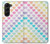 W3499 Colorful Heart Pattern Hard Case For Samsung Galaxy Z Fold 5