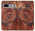 W0603 Wood Graphic Printed Hard Case and Leather Flip Case For Google Pixel 7a