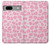 W2213 Pink Leopard Pattern Hard Case and Leather Flip Case For Google Pixel 7a