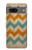 W3033 Vintage Wood Chevron Graphic Printed Hard Case and Leather Flip Case For Google Pixel 7a