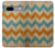 W3033 Vintage Wood Chevron Graphic Printed Hard Case and Leather Flip Case For Google Pixel 7a