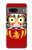 W3045 Japan Good Luck Daruma Doll Hard Case and Leather Flip Case For Google Pixel 7a