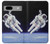 W3616 Astronaut Hard Case and Leather Flip Case For Google Pixel 7a