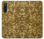 W3388 Gold Glitter Graphic Print Hard Case and Leather Flip Case For Sony Xperia 10 V