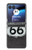 W3207 Route 66 Sign Hard Case For Motorola Razr 40 Ultra