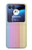 W3849 Colorful Vertical Colors Hard Case For Motorola Razr 40 Ultra