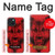 W1090 Red Wolf Hard Case and Leather Flip Case For iPhone 15