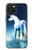 W1130 Unicorn Horse Hard Case and Leather Flip Case For iPhone 15