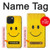 W1146 Yellow Sun Smile Hard Case and Leather Flip Case For iPhone 15