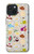 W2321 Food and Drink Seamless Hard Case and Leather Flip Case For iPhone 15