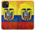 W3020 Ecuador Flag Hard Case and Leather Flip Case For iPhone 15