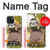 W3138 Cute Baby Sloth Paint Hard Case and Leather Flip Case For iPhone 15