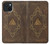 W3219 Spell Book Cover Hard Case and Leather Flip Case For iPhone 15